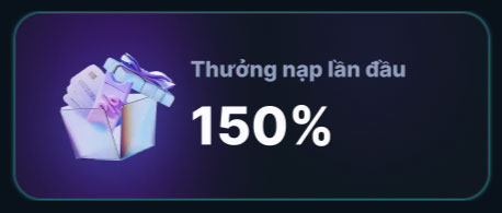 9bet thưởng 150% lần nạp đầu